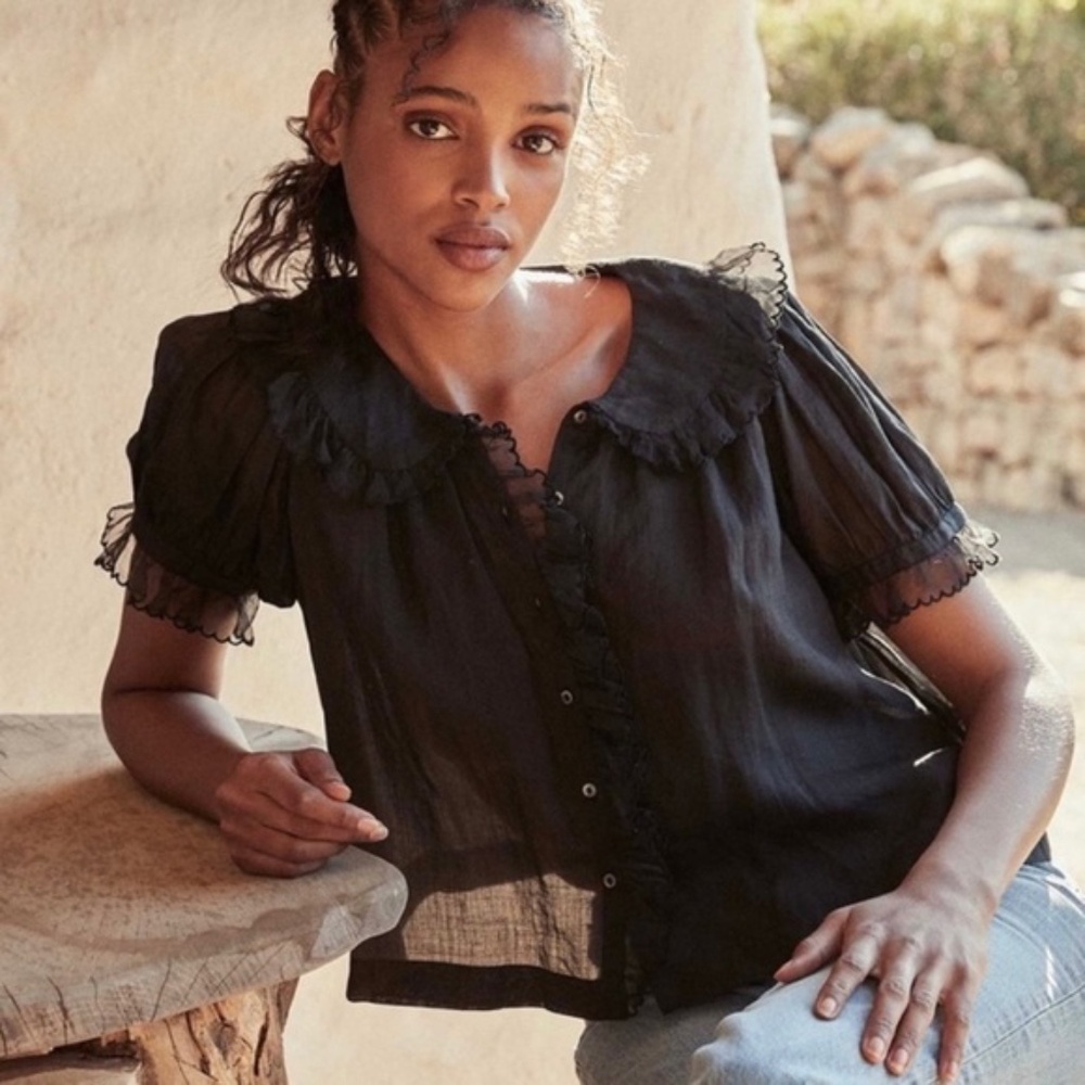 Doen Fluke Blouse in Black